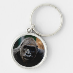 Dominant Primate Gorilla Ape Key Ring