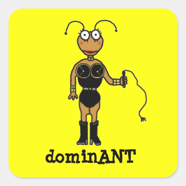 dominANT Square Sticker (Front)