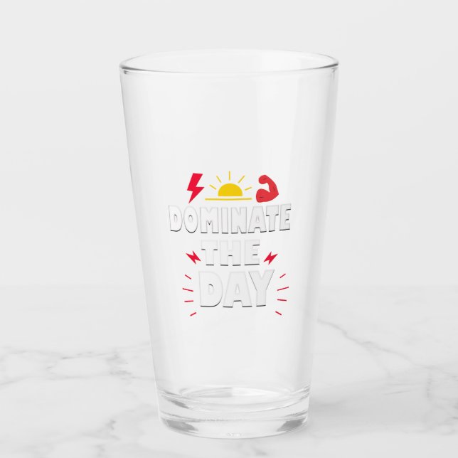 dominate the day glass (Front)