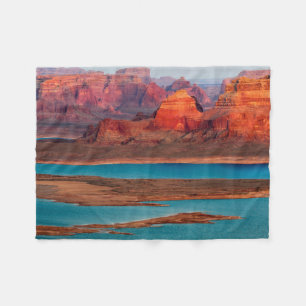 Dominguez Butte & Lake Powell, Utah Fleece Blanket