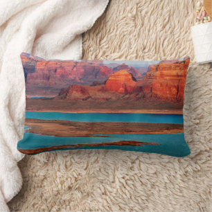 Dominguez Butte & Lake Powell, Utah Lumbar Cushion