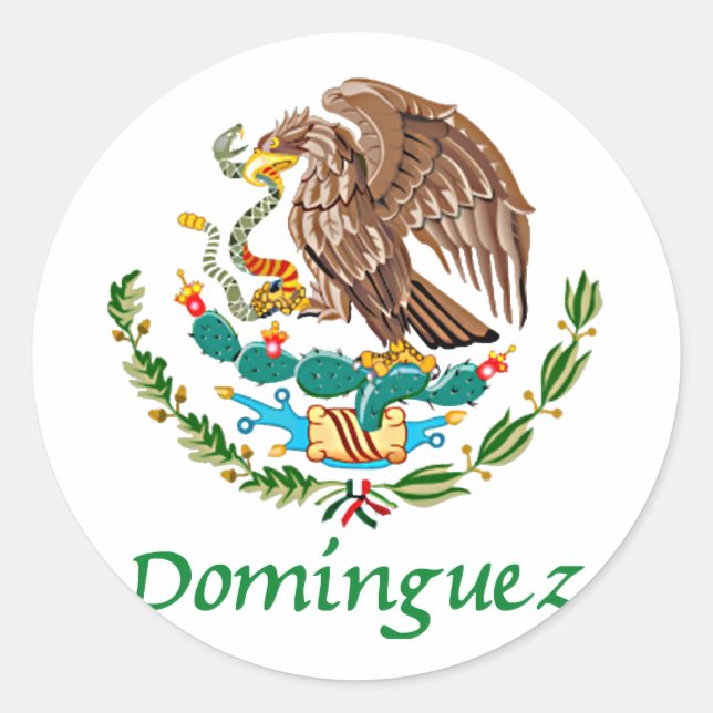 Domínguez Mexican National Seal (Front)