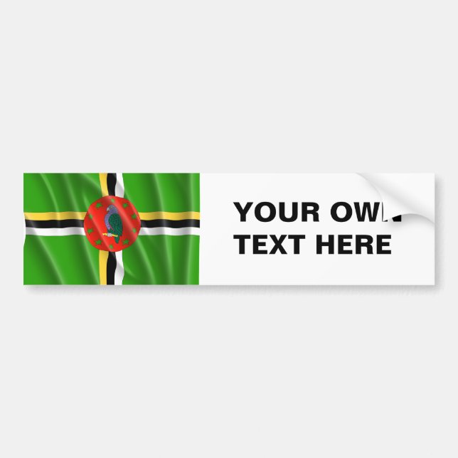 DOMINICA BUMPER STICKER (Front)