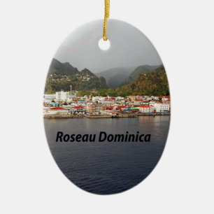 Dominica Ceramic Tree Decoration
