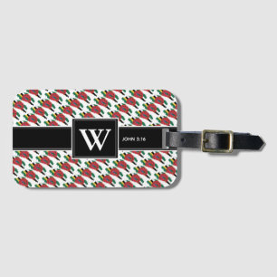DOMINICA Christian Monogram Luggage Luggage Tag