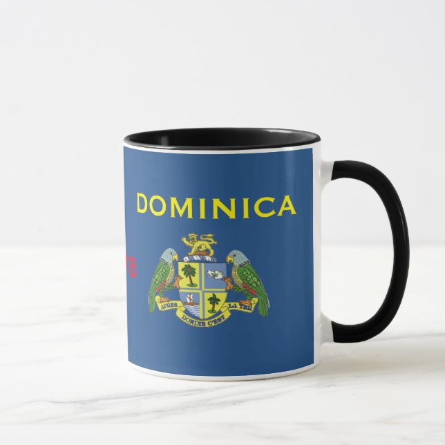 Dominica - Classic Flag & Crest Mug (Right)