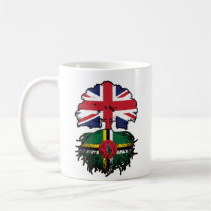 Dominica Dominican British UK Tree Roots Flag Coffee Mug