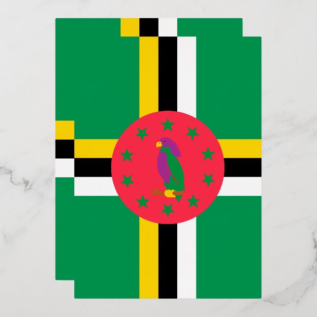 Dominica flag (Front/Back)