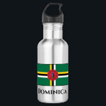 Dominica Flag 532 Ml Water Bottle<br><div class="desc">Customisable World Flag Products - Please feel free to change the text.</div>