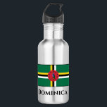 Dominica Flag 532 Ml Water Bottle<br><div class="desc">Customisable World Flag Products - Please feel free to change the text.</div>