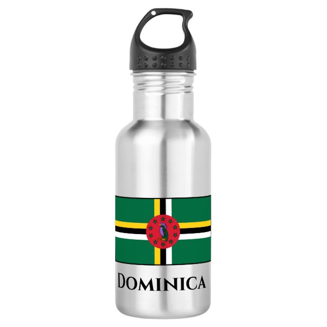 Dominica Flag 532 Ml Water Bottle (Front)