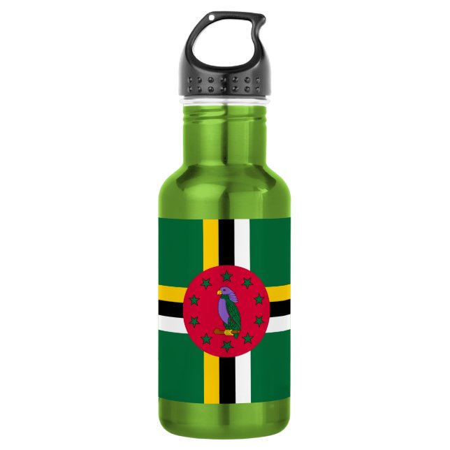 Dominica Flag 532 Ml Water Bottle (Front)
