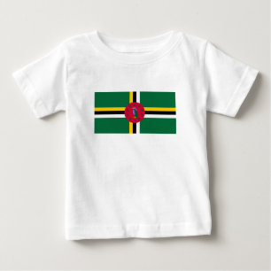 Dominica Flag Baby T-Shirt