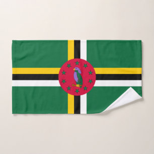 Dominica Flag Bath Towel Set