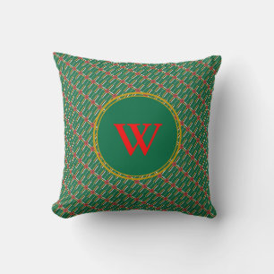 DOMINICA FLAG Blessed Nation Monogram Christian Cushion