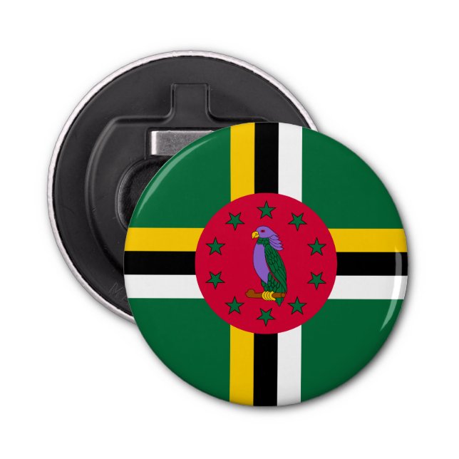 Dominica Flag Bottle Opener (Front)