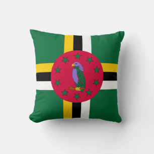 Dominica Flag Cushion
