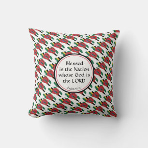 DOMINICA Flag Custom Christian Blessed Nation Cushion