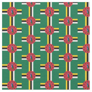 Dominica Flag & Dominica Trendy Fabric /fashion