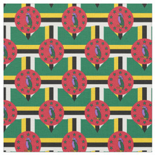 Dominica Flag & Dominica Trendy Fabric /fashion