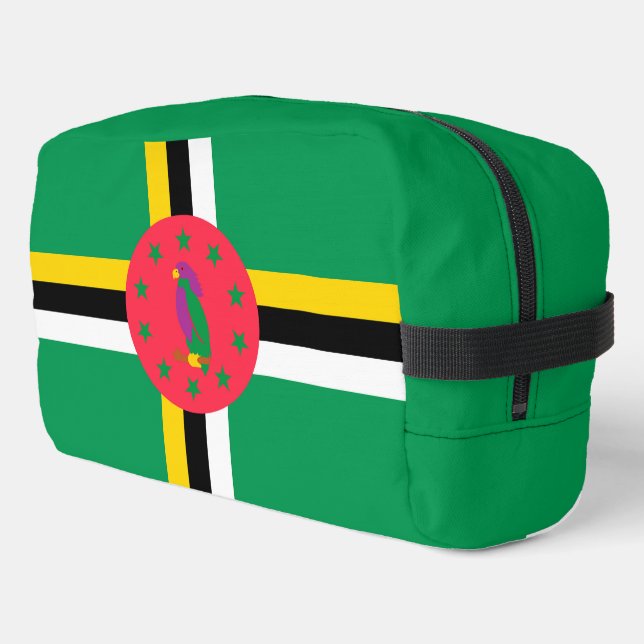 Dominica flag dopp kit (Left Corner)