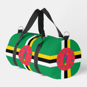 Dominica flag duffle bag