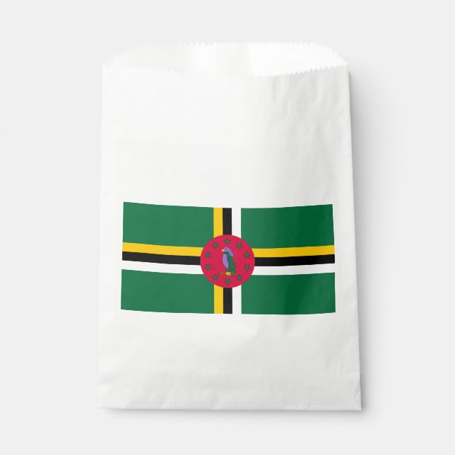 Dominica Flag Favour Bags (Front)