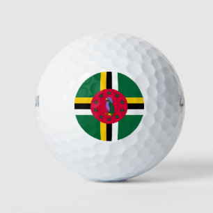 Dominica Flag Golf Balls