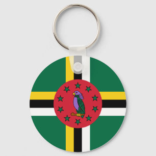 Dominica Flag Key Ring
