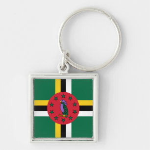 Dominica Flag Key Ring