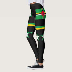 Dominica Flag Leggings