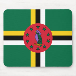 Dominica Flag Mouse Mat