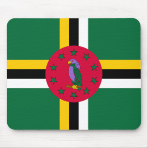 Dominica Flag Mouse Mat