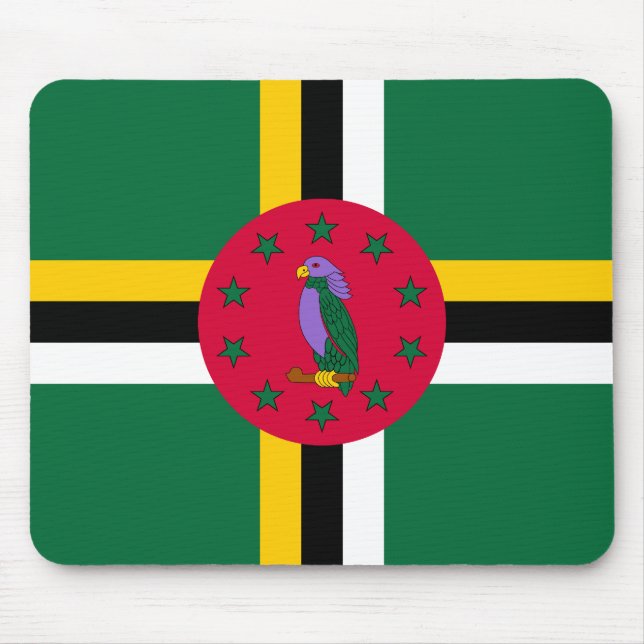 Dominica Flag Mouse Mat (Front)