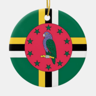 Dominica Flag Ornament