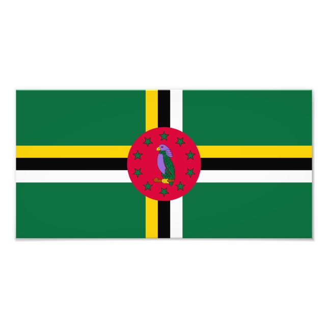 Dominica Flag Photo Print (Front)