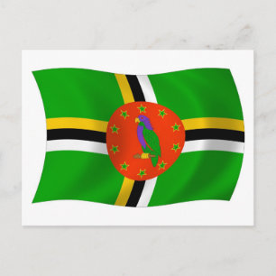 Dominica Flag Postcard