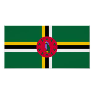 Dominica Flag Poster