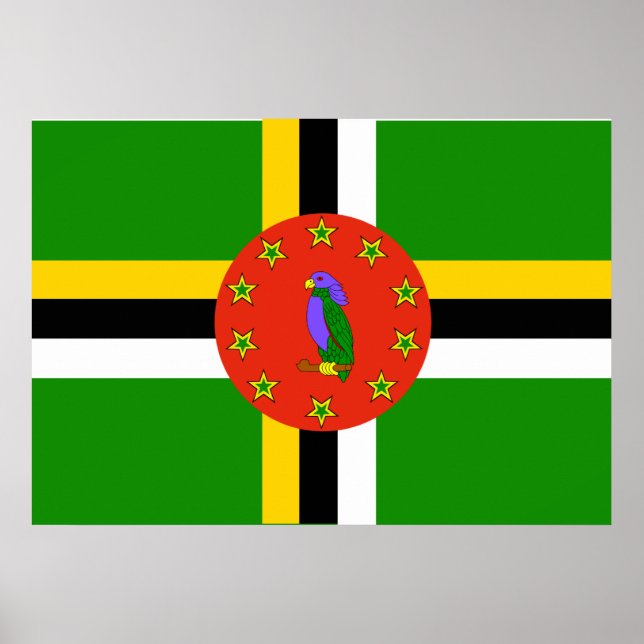 Dominica Flag Poster (Front)