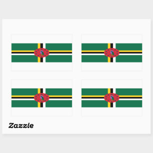 Dominica Flag Sticker