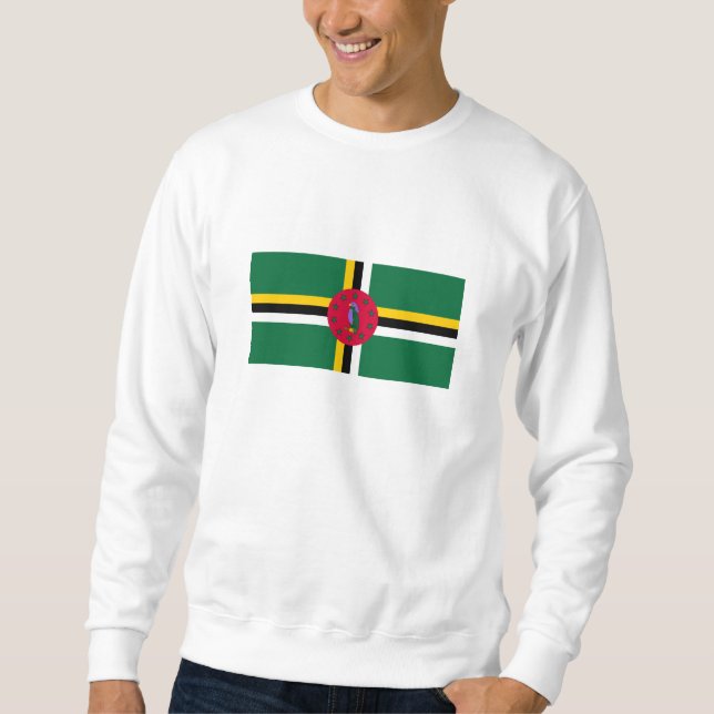 Dominica Flag Sweatshirt (Front)