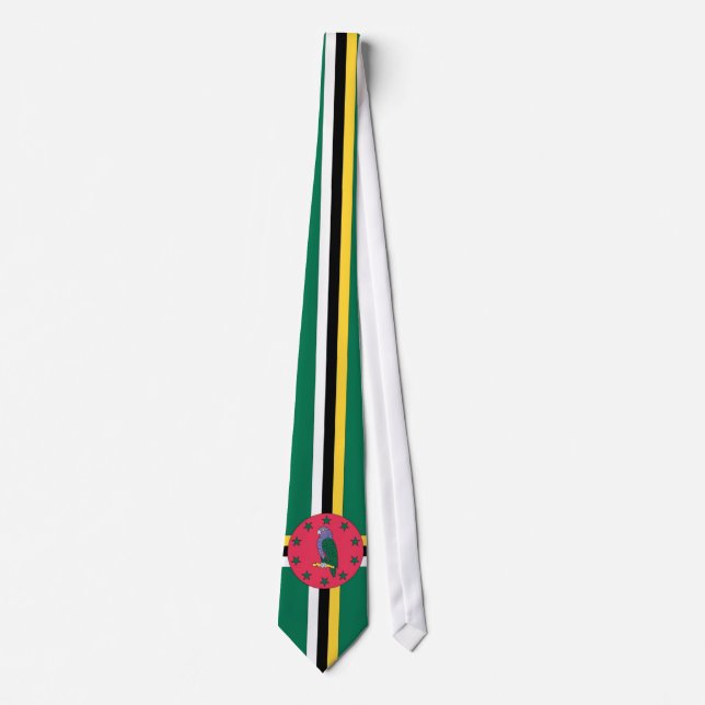 Dominica Flag Tie (Front)