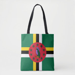 Dominica Flag Tote Bag