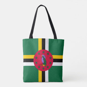 Dominica Flag Tote Bag