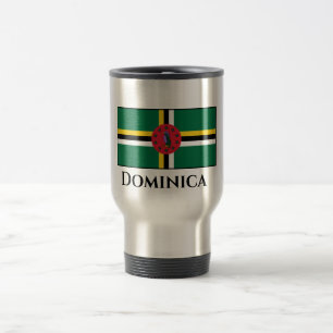 Dominica Flag Travel Mug