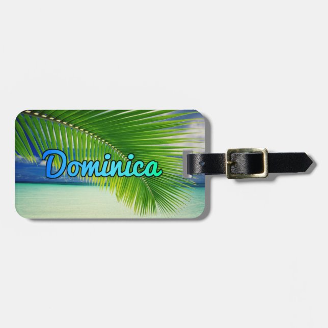 Dominica Luggage Tag (Front Horizontal)
