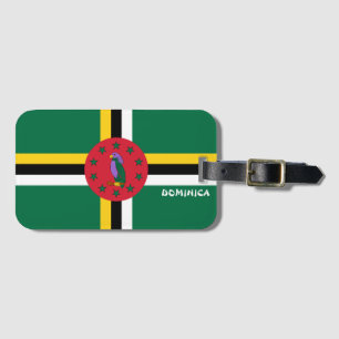Dominica National Flag Patriotic Luggage Tag