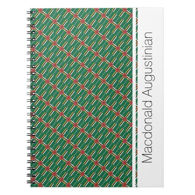 DOMINICA Personalised Notebook Journal (Front)