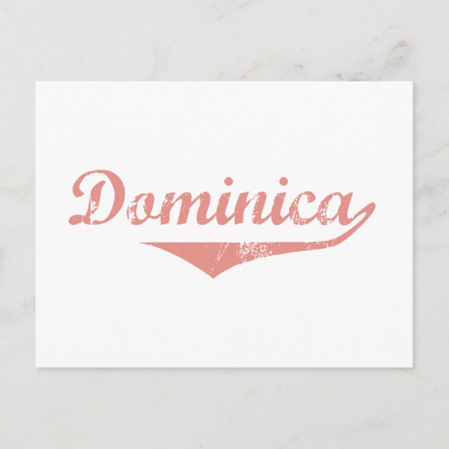 Dominica Revolution Style Postcard (Front)