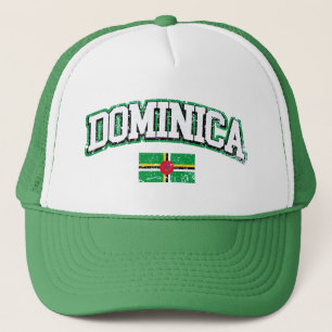 Dominica Vintage Flag Trucker Hat